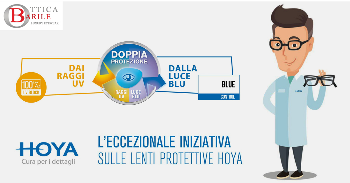 Doppia protezione con le lenti hoya scopri di piu - Ottica Barile