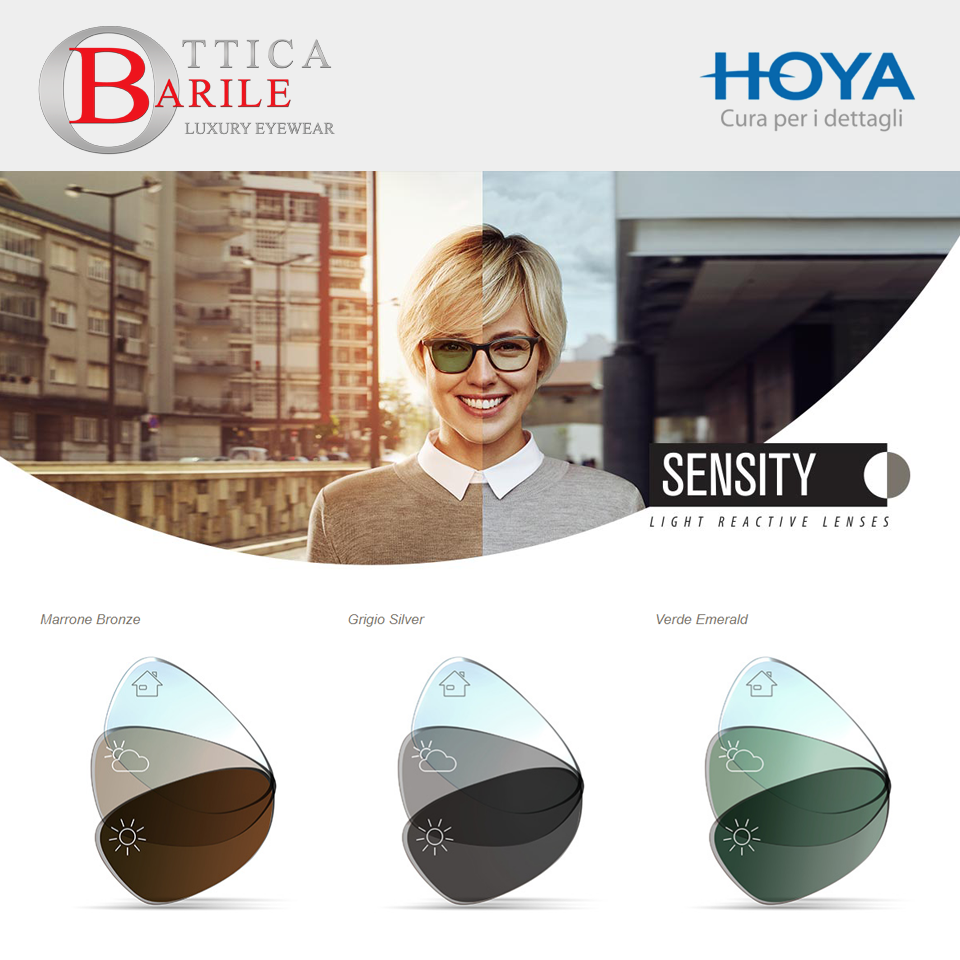 Tecnologia Hoya Sensity per lenti all